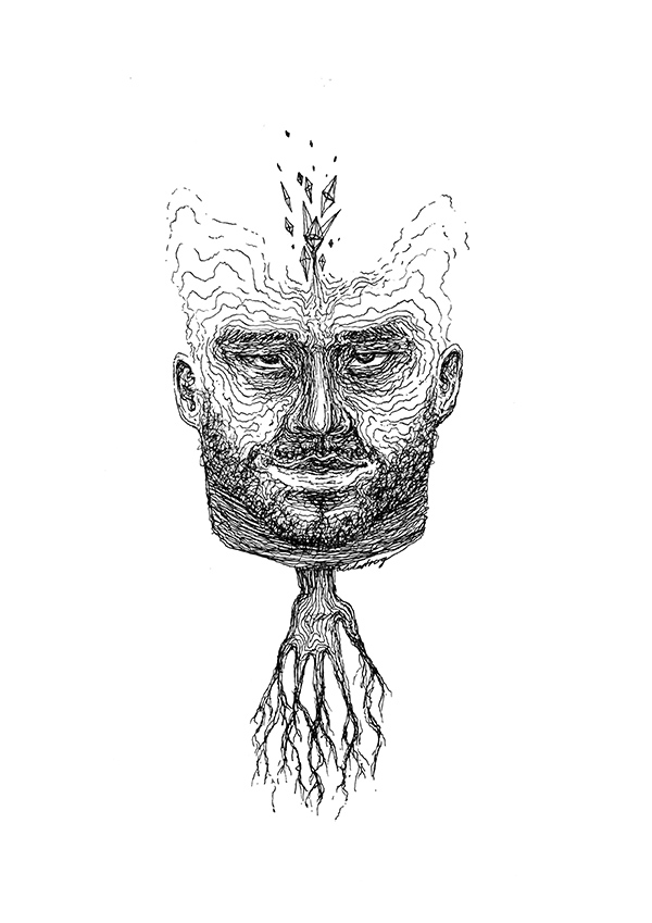 Inktober Indonesia 2015 — pen on paper illustration series by Ali Hamzah Alidestroy, exhibited at Conclave Jakarta 2015